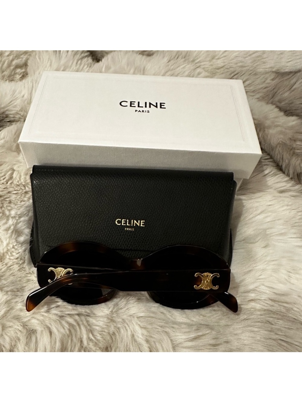 Celine Triomphe Oval Sunglasses - Picture 2 of 5